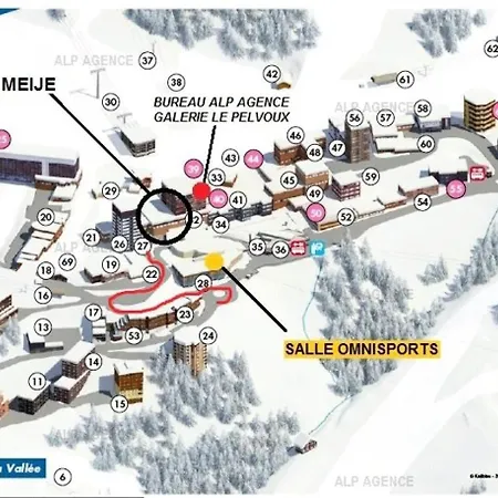 Апартаменты La Meije - En Souplex 4/5 Personnes - La Meije - R3mje - Plagne Centre Mae-3044 Ла-Плань