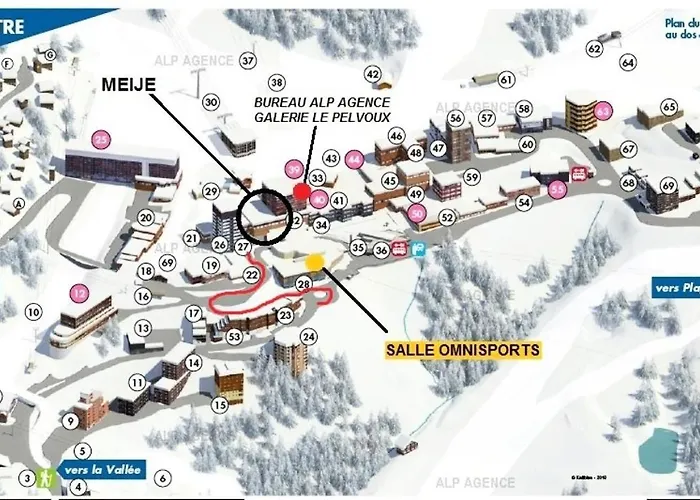Апартаменты La Meije - En Souplex 4/5 Personnes - La Meije - R3mje - Plagne Centre Mae-3044 Ла-Плань